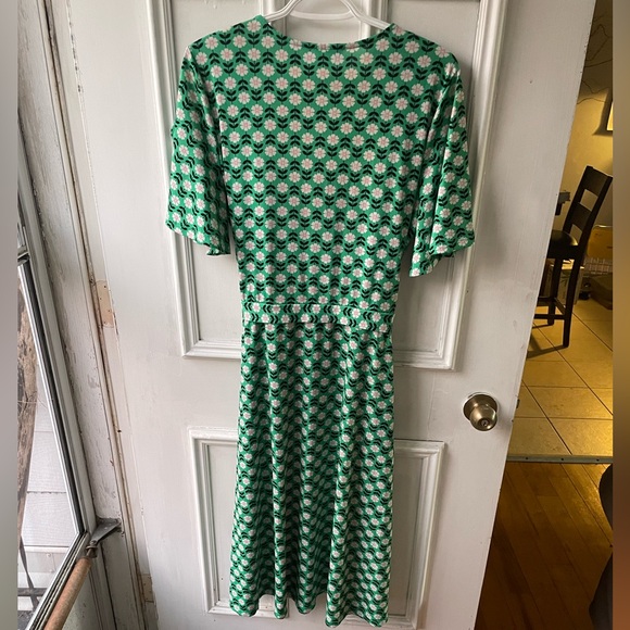 Super-Comfy Floral Wrap Dress - Picture 3 of 3